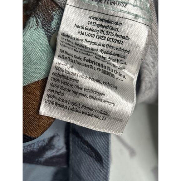 Jean Michel Basquiat x Cotton On Mens Abstract -bold Print- African Shirt Sz M - Picture 3 of 7